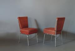 SET OF FOUR CZECH 1930S TUBULAR CHROME CHAIRS - 718419