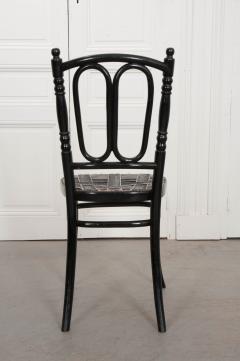 SET OF FOUR EBONY THONET BENTWOOD SIDE CHAIRS - 744835