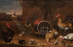 SET OF FOUR LATE 17TH CENTURY FRENCH SCHOOL PAINTINGS - 3551047