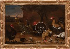 SET OF FOUR LATE 17TH CENTURY FRENCH SCHOOL PAINTINGS - 3551187