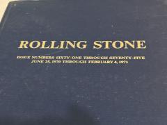 SET OF FOUR ROLLING STONE BOOKS 1969 1971 - 4689601
