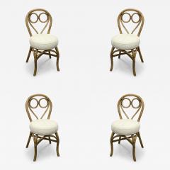 SET OF FOUR VINTAGE RATTAN CHAIRS - 2981028