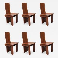 SET OF SIX DINING CHAIRS BY CARLO SCARPA FOR GAVINA - 2179798