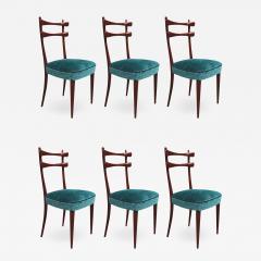 SET OF SIX ITALIAN MODERNIST DINING CHAIRS - 2318240