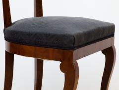 SET OF TEN MAHOGANY AND MAHOGANY BURR VENEER DINING CHAIRS - 3551018