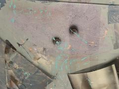 SIGNED LARGE LUCITE CASED POST MODERN ABSTRACT PAINTING ON CANVAS - 3430832