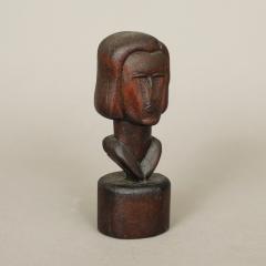 SMALL CARVED BUST OF A LADY - 1856991
