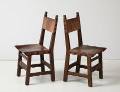 SPANISH LEATHER DINING CHAIRS Set of 2 - 3997459