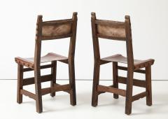 SPANISH LEATHER DINING CHAIRS Set of 2 - 3997462