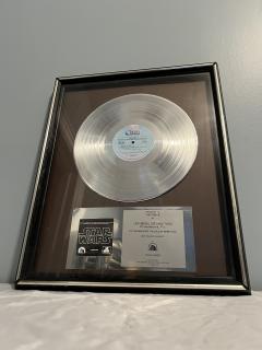 STAR WARS ONE MILLION ALBUMS COMMERATION AWARD - 3960621