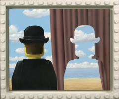 STEFANO BOLCATO La D calcomanie da Ren Magritte - 3621689