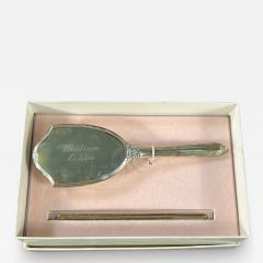 STERLING SILVER BABY BRUSH AND COMB IN GIFT BOX - 3745006