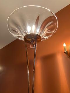 STUNNING MURANO GLASS AND BRASS FLOOR LAMP - 1909893