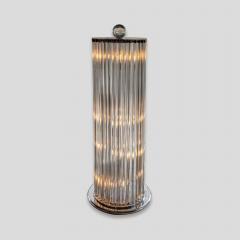 STUNNING MURANO TRIEDRI GLASS COLUMN FLOOR LAMP - 3302631