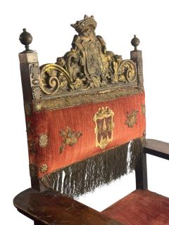 SUPERB 18TH CENTURY HERALDIC THRONE CHAIRS - 4409976