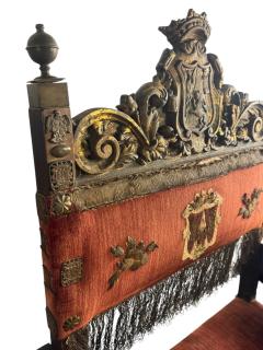 SUPERB 18TH CENTURY HERALDIC THRONE CHAIRS - 4409978