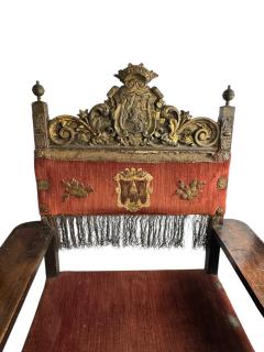 SUPERB 18TH CENTURY HERALDIC THRONE CHAIRS - 4409984