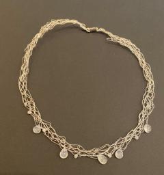 SUSAN FREDA Dainty spun necklace with quartz 23  - 3395827