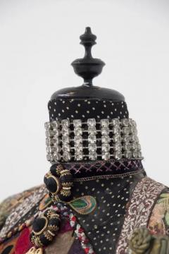 SUSANNA HARDAGE SUSANNA HARDAGE Mannequin with Textile Assemblage Coins and Costume Jewellery - 3677631