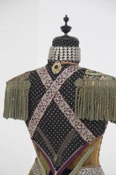 SUSANNA HARDAGE SUSANNA HARDAGE Mannequin with Textile Assemblage Coins and Costume Jewellery - 3677646