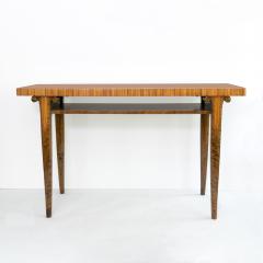 SWEDISH ART DECO ROSEWOOD SANTOS CONSOLE TABLE WITH LACQUERED TOP  - 4311801