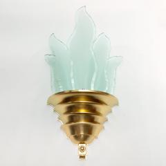 SWEDISH ART DECO SCONCE WITH GLASS FLAMES - 1244462