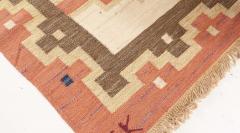 SWEDISH FLAT WEAVE RUG SIGNED BY GK  - 2423063