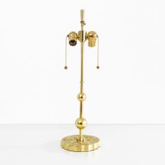 SWEDISH GRACE BRASS LAMP WITH MERMAIDS DOLPHINS - 2341717