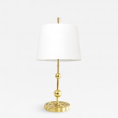 SWEDISH GRACE BRASS LAMP WITH MERMAIDS DOLPHINS - 2343386