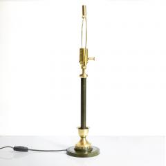 SWEDISH GRACE PATINATED COLUMN LAMP IN BRASS  - 4611389