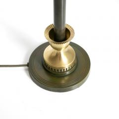 SWEDISH GRACE PATINATED COLUMN LAMP IN BRASS  - 4611393