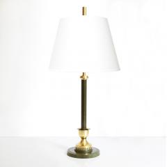 SWEDISH GRACE PATINATED COLUMN LAMP IN BRASS  - 4613413