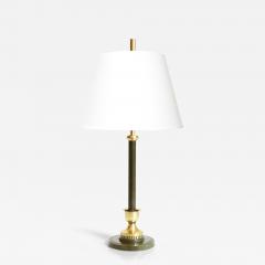 SWEDISH GRACE PATINATED COLUMN LAMP IN BRASS  - 4613414