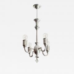 SWEDISH GRACE PEWTER CHANDELIER WITH 4 ARMS SWEDEN 1930 - 1617800