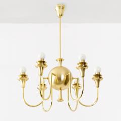 SWEDISH GRACE SIX ARM GLOBE CHANDELIER CIRCA 1930 - 2567971