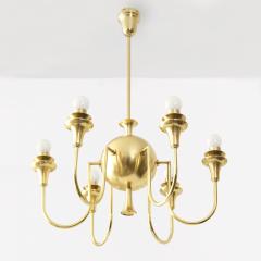 SWEDISH GRACE SIX ARM GLOBE CHANDELIER CIRCA 1930 - 2567973