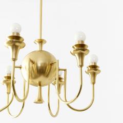 SWEDISH GRACE SIX ARM GLOBE CHANDELIER CIRCA 1930 - 2567990