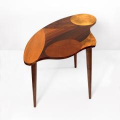 SWEDISH MID CENTURY MARQUETRY 3 LEGGED OCCASIONAL TABLE - 2526160