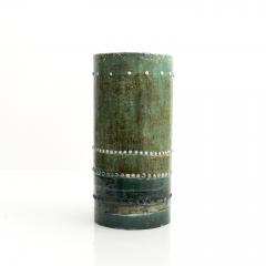 SYLVIA LEUCHOVIOUS TWO SYLVIA LEUCHOVIOUS GREEN GLAZED VASES RORSTRAND SWEDEN - 1189763