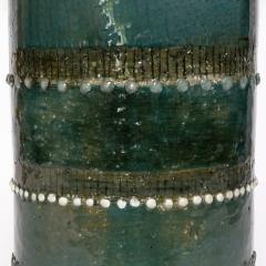 SYLVIA LEUCHOVIOUS TWO SYLVIA LEUCHOVIOUS GREEN GLAZED VASES RORSTRAND SWEDEN - 1189766