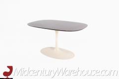 Saarinen Style Mid Century Oval Laminate Top Tulip Pedestal Dining Table - 2577768