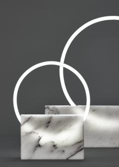 Sabine Marcelis Large White Marble Table Lamp Sabine Marcelis - 993544