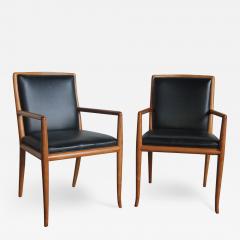 Sabre Leg Dining Chairs with Arms by T H Robsjohn Gibbings for Widdicomb - 2585396