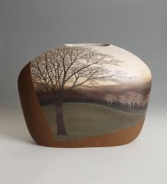 Saeki Moriyoshi Landscape Vase 2002 - 4755565