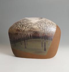Saeki Moriyoshi Landscape Vase 2002 - 4755586