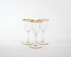 Saint Louis Crystal Gold Trim Tableware Service 12 People - 2942039