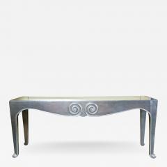 Sally Sirkin Lewis Art Deco Style Console Table by Sally Sirkin for J Robert Scott Snail Console - 2957078