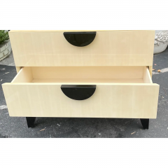 Sally Sirkin Lewis Art Deco Style J Robert Scott 2 Drawer Commode Nightstand - 2874928