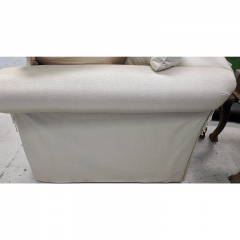 Sally Sirkin Lewis J Robert Scott Silk Upholstered Down Filled Loveseat Sofa - 2806726