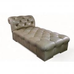 Sally Sirkin Lewis Sally Sirkin Lewis for J Robert Scott Chesterfield Style Leather Chaise Lounge - 4150533
